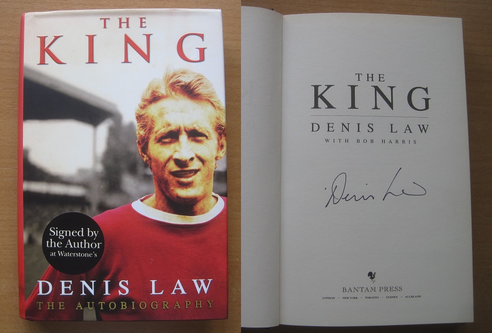 The king signed book autographed