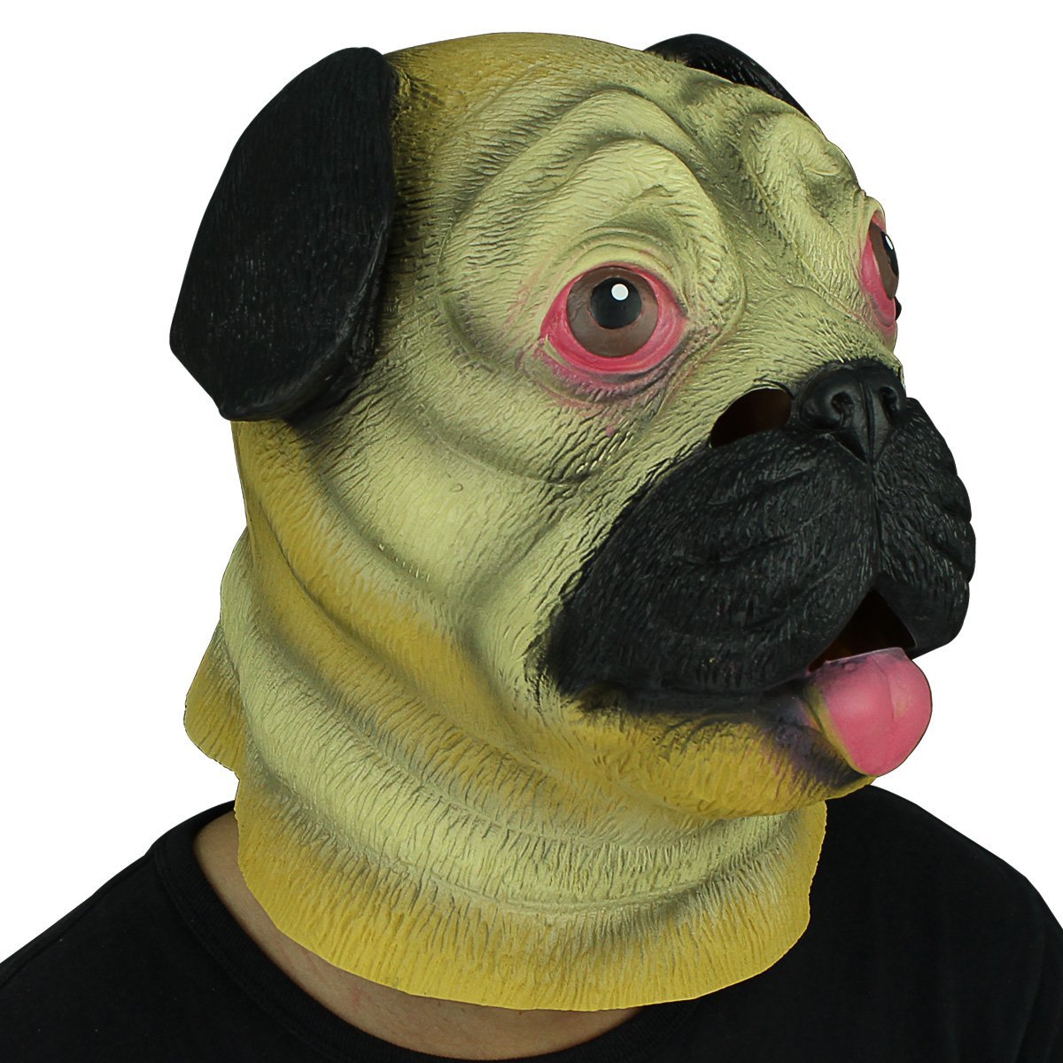 Creepy dog head mask