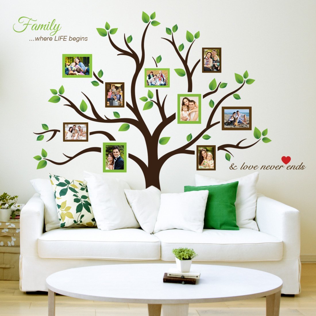Family tree wall sticker