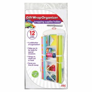 Gift wrap organizer