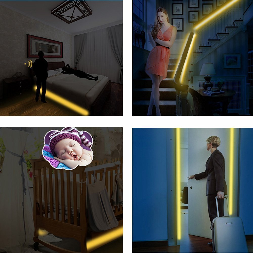 Motion activated bed light