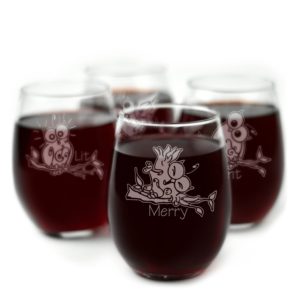 drunk-owl-themed-engraved-stemless-wine-glasses