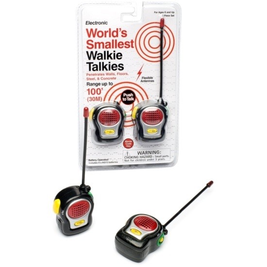World’s smallest walky talkies