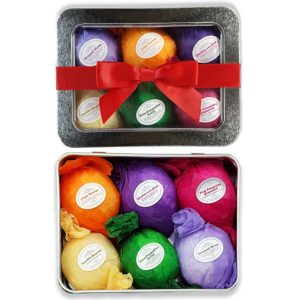 Bath bombs for soothing effect