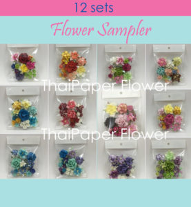 Set of Paper Flowers