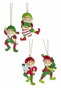 Elf ornaments for Christmas tree