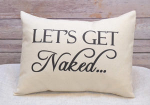 Get Naked Pillow