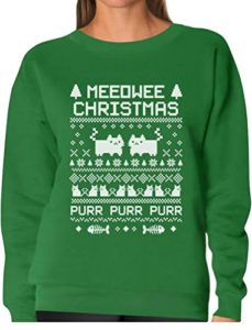 Gift cat lovers the meow sweatshirt