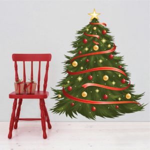 Christmas tree wall decals