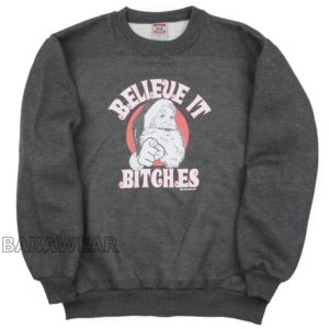 sweatshirt for the believer in santa