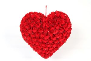 Artificial Heart Floret Décor - Valentine hearts