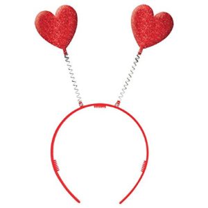 Glitter Hearts Party Head Wear - Valentine hearts