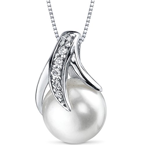 Opulent 8.0mm Freshwater Cultured Pearl Pendant