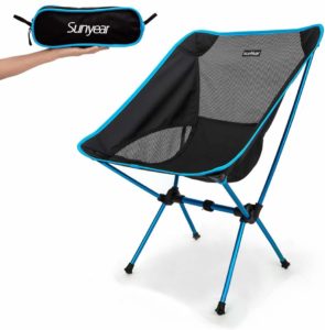 Compact Folding Camping Backpack Chairs